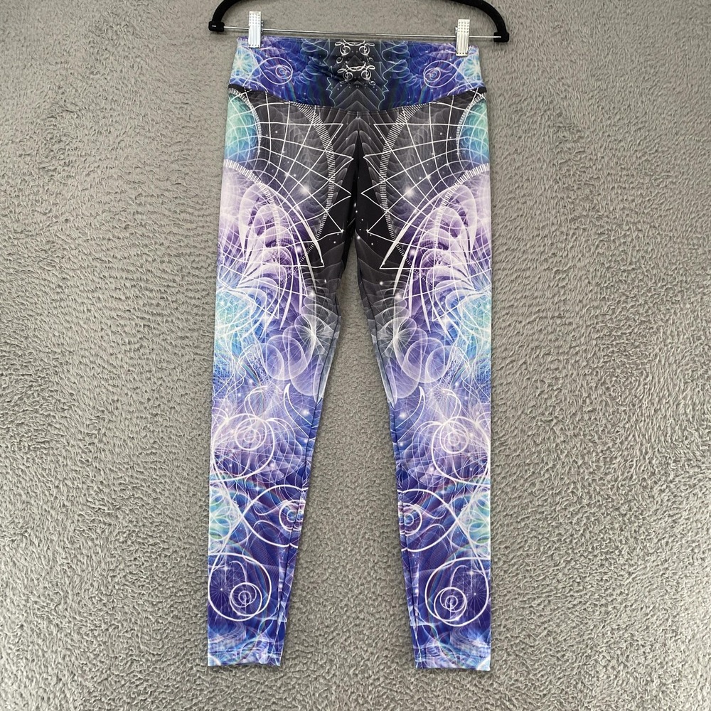 Vision‎ Lab Leggings Womens Medium Space Geometric Psychedelic Yoga Workout